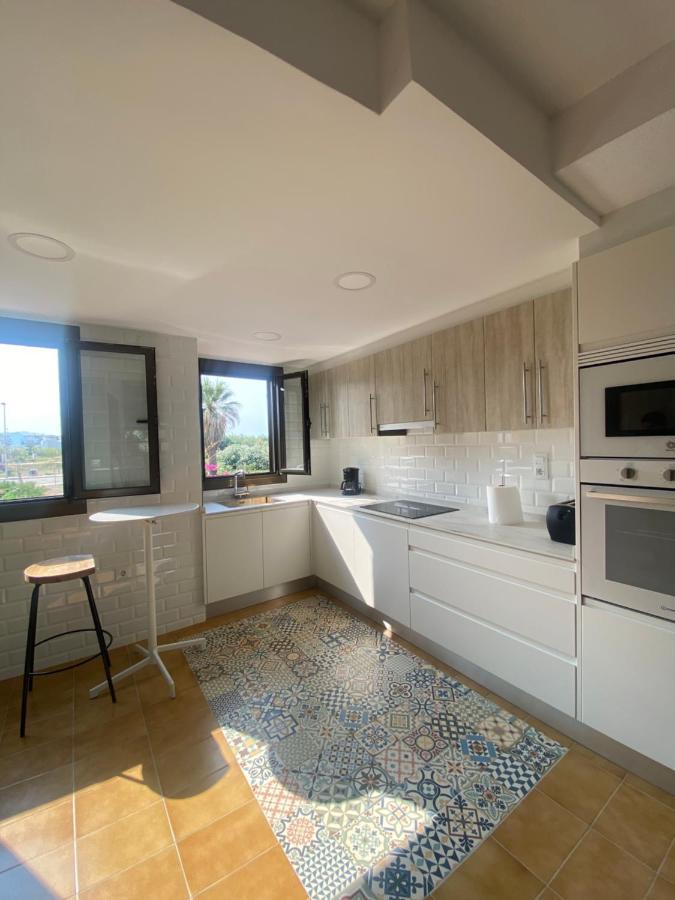 Appartamento Casa Frente Al Mar Con Vistas Oliva Esterno foto